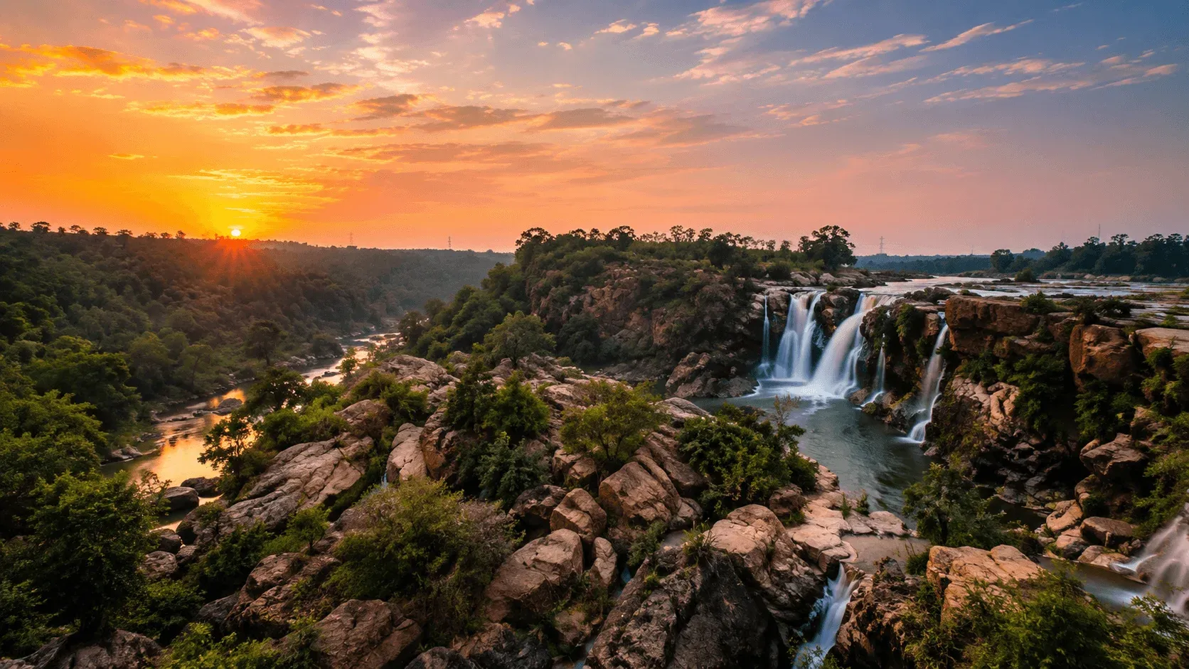 Amrit Dhara Waterfall near Chirmiri